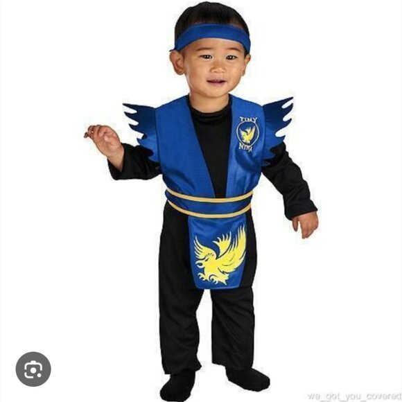 Disguise Blue and Black Ninja Costume for Kids - NWT 2T - Picture 1 of 5